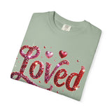 Loved John 3:16 T-Shirt — Christian Valentine Faith Tee