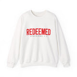 Redeemed Crewneck Sweatshirt – Christian Faith Graphic Pullover (Ephesians 1:7)