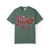 Loved John 3:16 T-Shirt — Christian Valentine Faith Tee