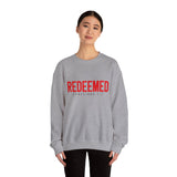 Redeemed Crewneck Sweatshirt – Christian Faith Graphic Pullover (Ephesians 1:7)