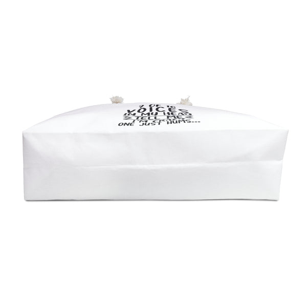 Weekender Bag — Funny "9 of 10 Voices" Travel Tote for Weekend Getaways