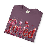 Loved John 3:16 T-Shirt — Christian Valentine Faith Tee