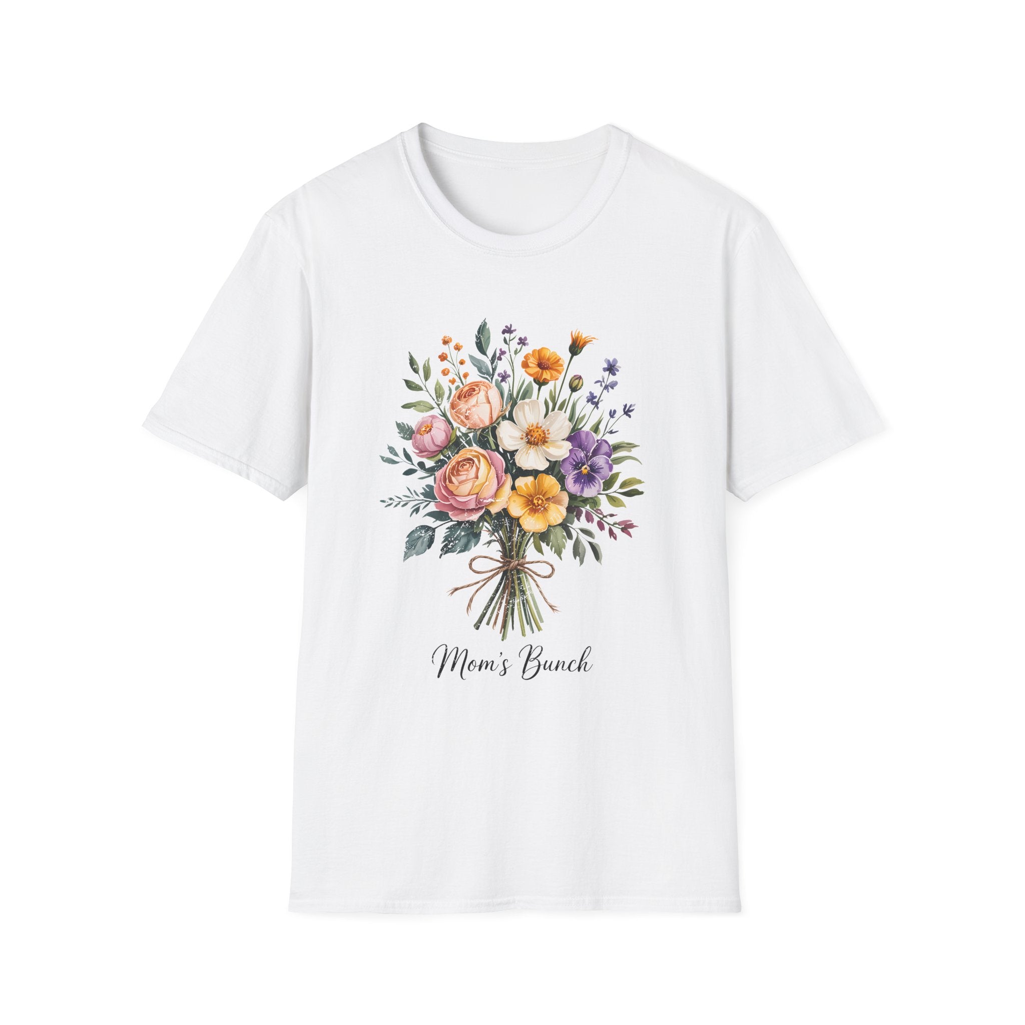 Floral Bouquet "Mom’s Brunch" T-Shirt — Mother's Day Floral Tee