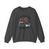 Nurse Sweatshirt - "Busy Doing Cool Nurse Stuff" Cozy Crewneck for Nurses, Cute Medical Gifts