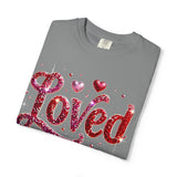 Loved John 3:16 T-Shirt — Christian Valentine Faith Tee