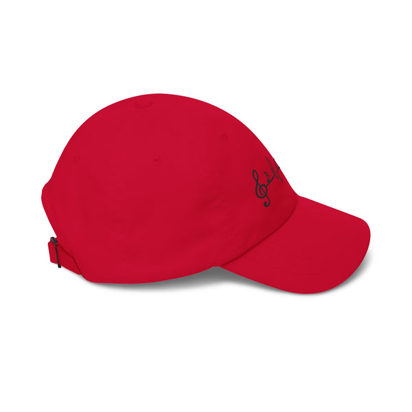 Dad Cap — Music Heartbeat Treble Clef Embroidered Hat